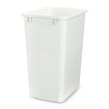Rev-A-Shelf Double Pullout Garbage Trash Cans for Kitchen Cabinets, 35 Qt | Replacement Large Capacity Waste/ Recycling Bins for Kitchen Cabinet Pullouts, White, RV-35-11-2