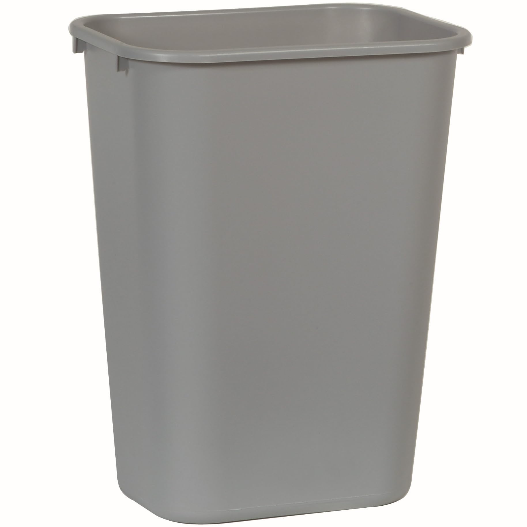 Rubbermaid Commercial Products Deskside Wastebasket/Trash Can, 3.25-Gallon/13-Quart, Black, Small, for Bedroom/Bathroom/Office, Fits Under Desk/Sink/Cabinet
