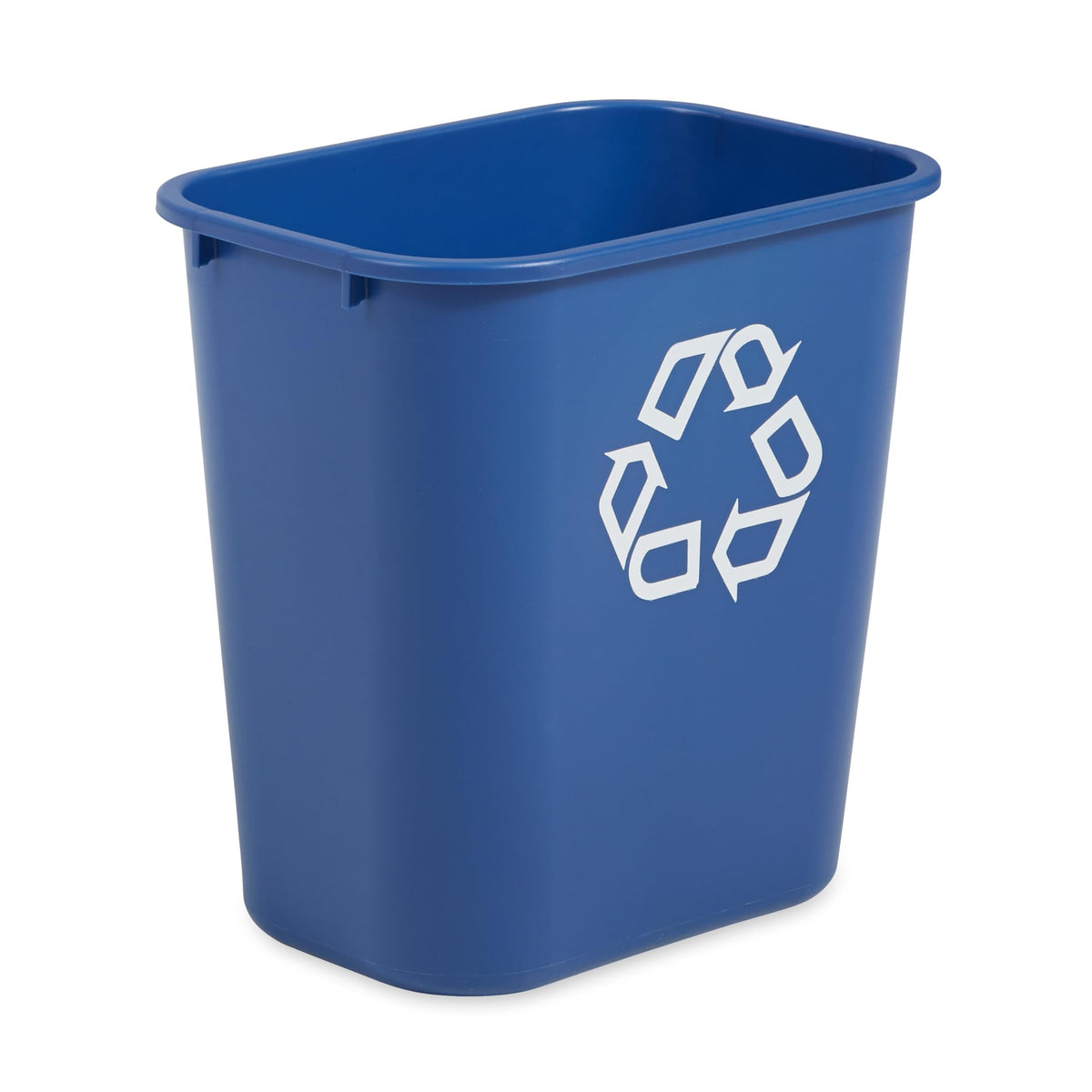Rubbermaid Commercial Products Deskside Wastebasket/Trash Can, 3.25-Gallon/13-Quart, Black, Small, for Bedroom/Bathroom/Office, Fits Under Desk/Sink/Cabinet