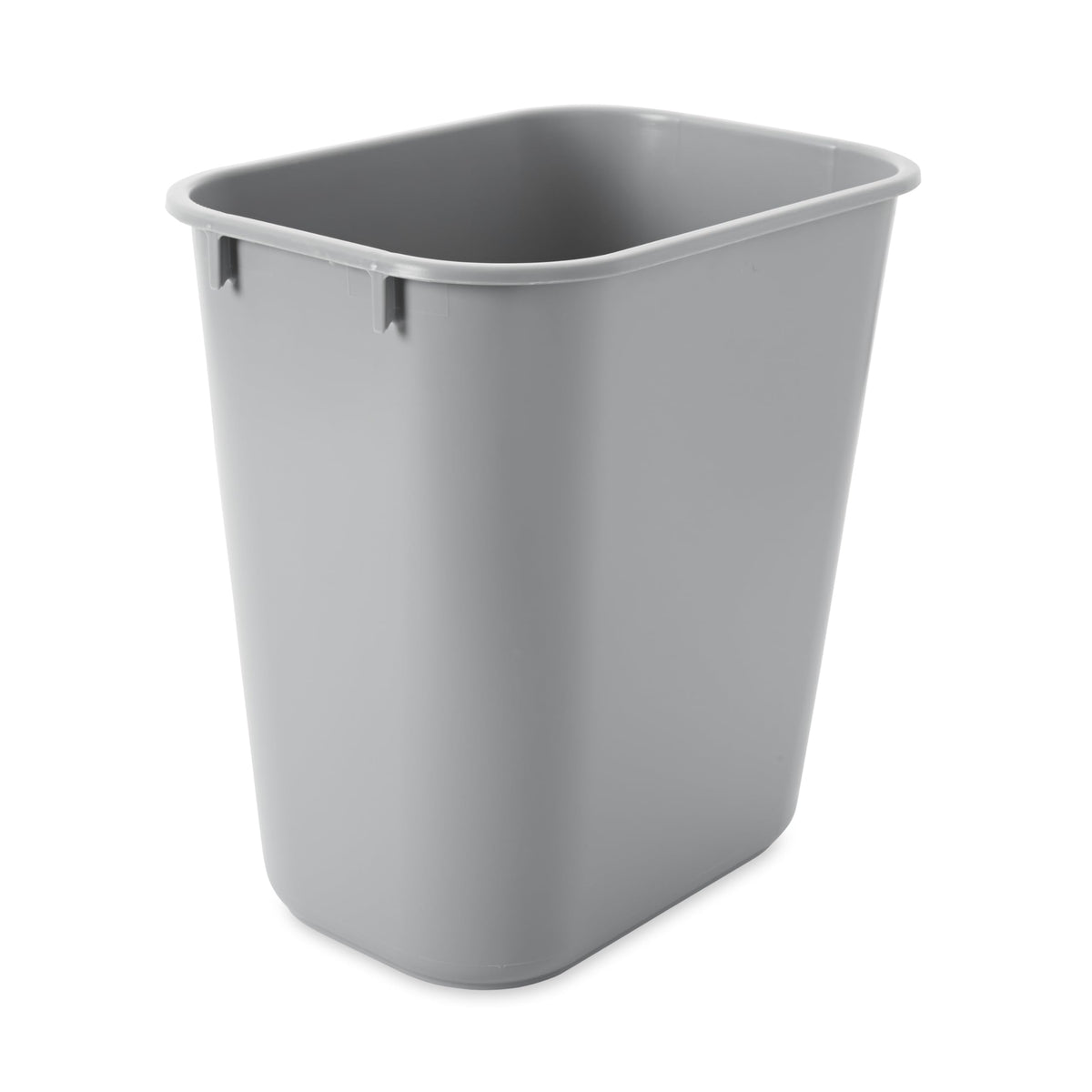 Rubbermaid Commercial Products Deskside Wastebasket/Trash Can, 3.25-Gallon/13-Quart, Black, Small, for Bedroom/Bathroom/Office, Fits Under Desk/Sink/Cabinet