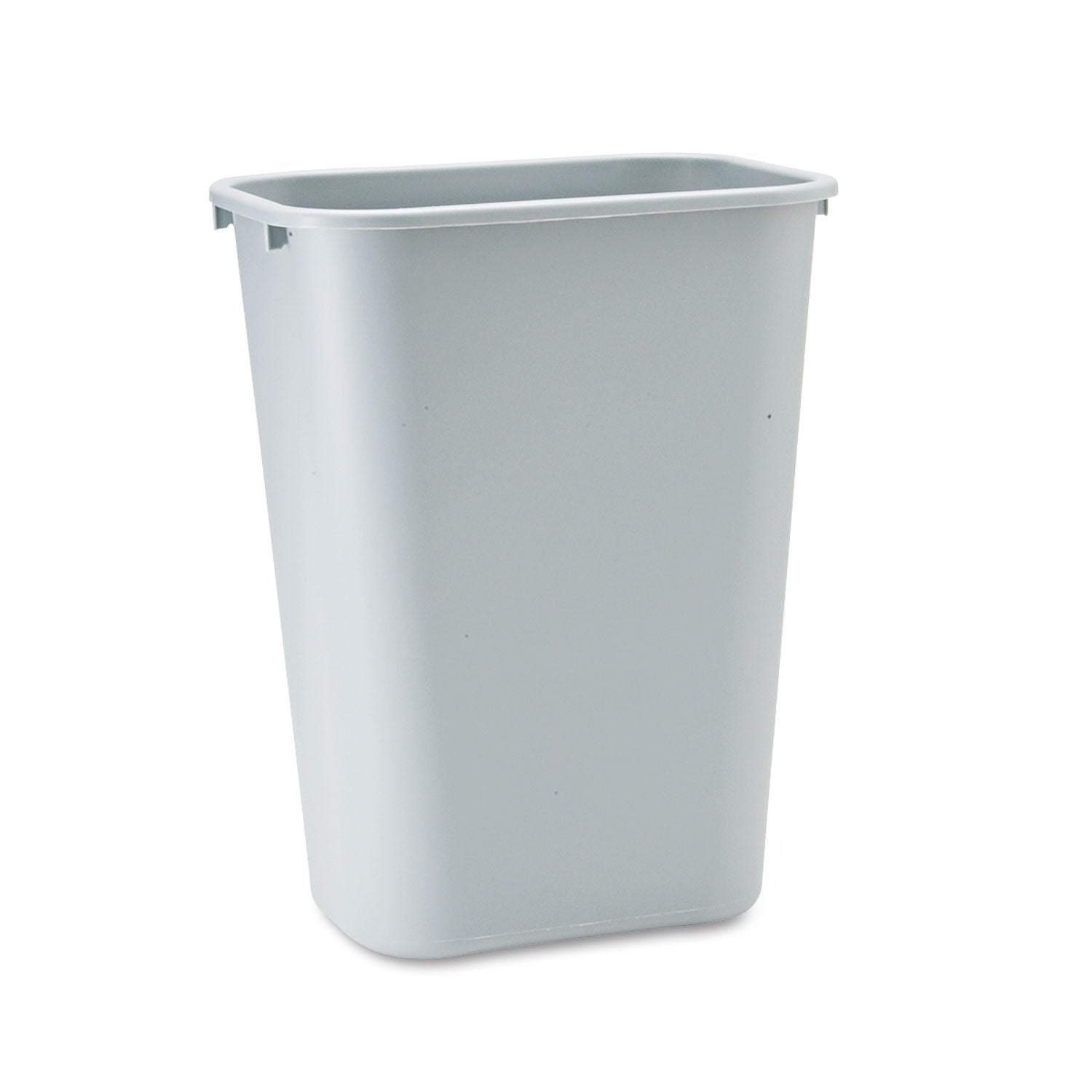 Rubbermaid Commercial Products Deskside Wastebasket/Trash Can, 3.25-Gallon/13-Quart, Black, Small, for Bedroom/Bathroom/Office, Fits Under Desk/Sink/Cabinet