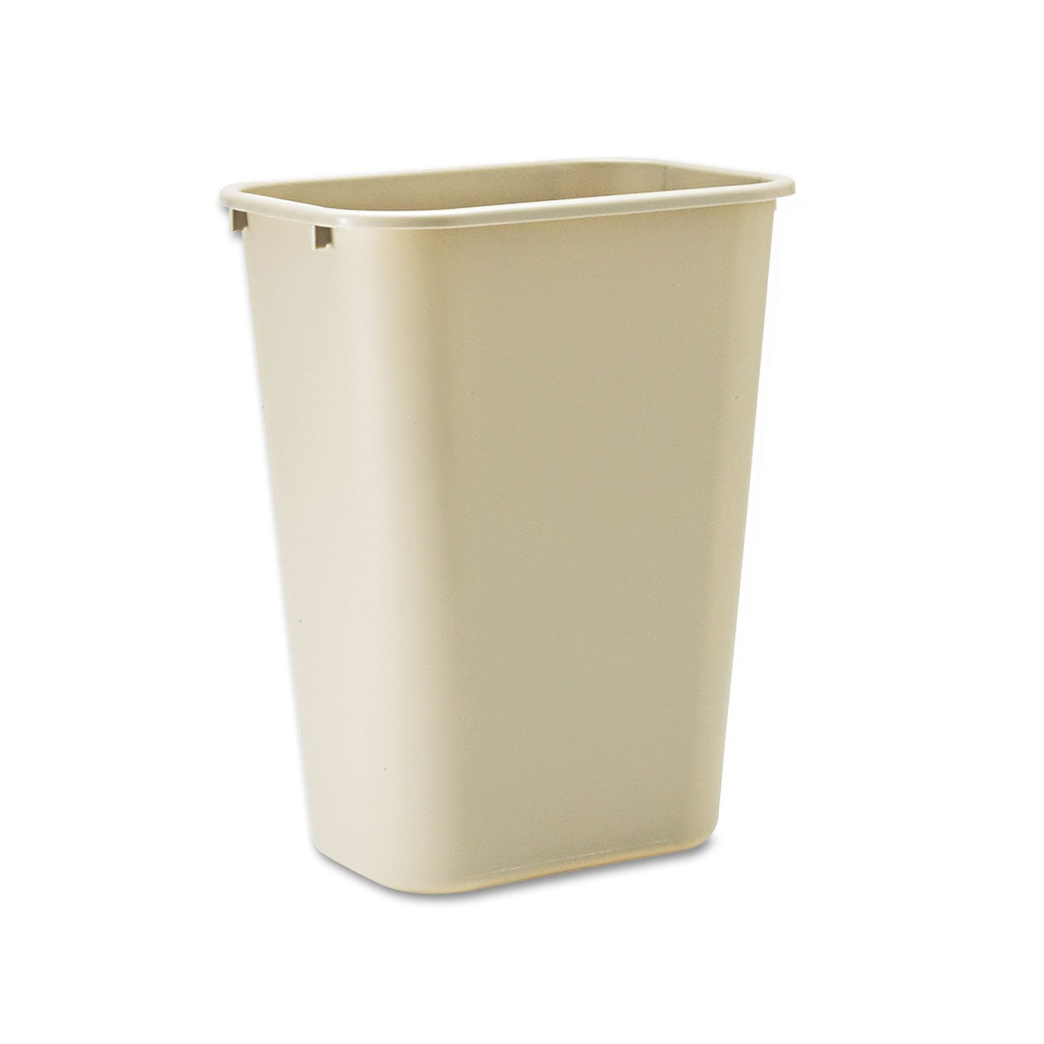 Rubbermaid Commercial Products Deskside Wastebasket/Trash Can, 3.25-Gallon/13-Quart, Black, Small, for Bedroom/Bathroom/Office, Fits Under Desk/Sink/Cabinet