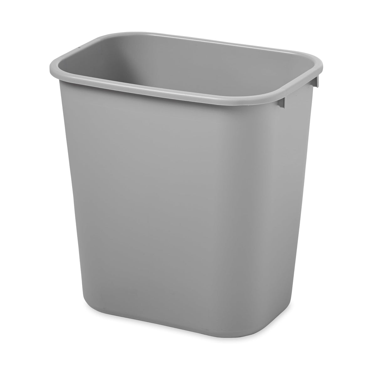 Rubbermaid Commercial Products Deskside Wastebasket/Trash Can, 3.25-Gallon/13-Quart, Black, Small, for Bedroom/Bathroom/Office, Fits Under Desk/Sink/Cabinet