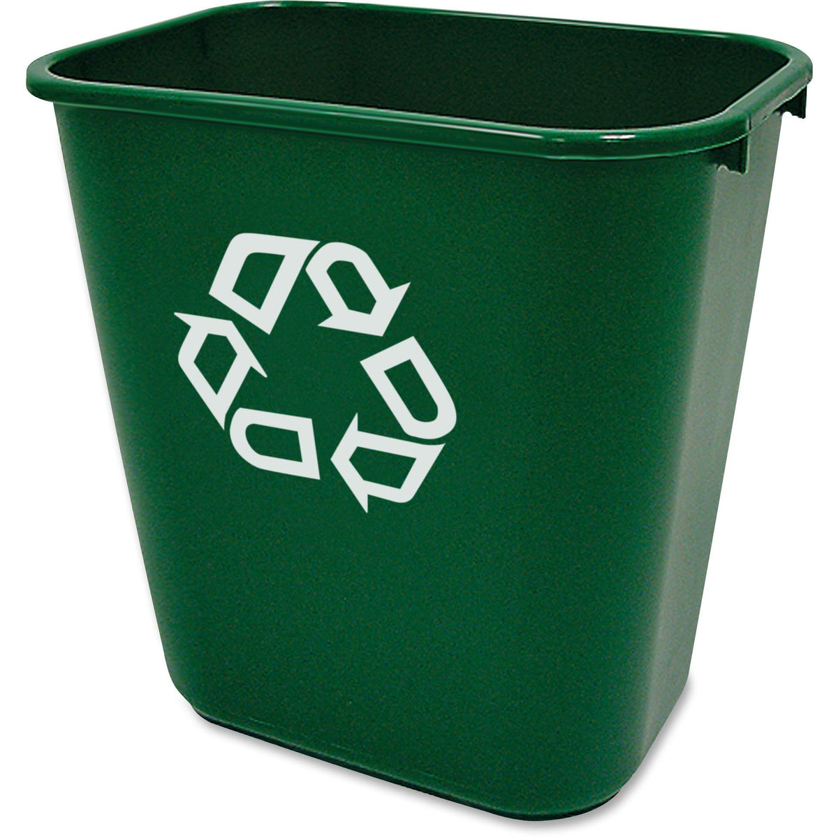Rubbermaid Commercial Products Deskside Wastebasket/Trash Can, 3.25-Gallon/13-Quart, Black, Small, for Bedroom/Bathroom/Office, Fits Under Desk/Sink/Cabinet