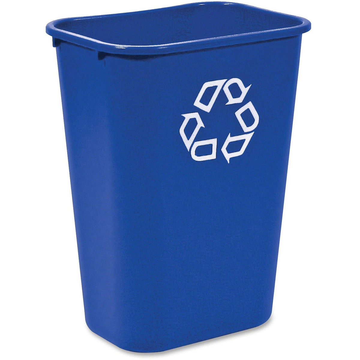 Rubbermaid Commercial Products Deskside Wastebasket/Trash Can, 3.25-Gallon/13-Quart, Black, Small, for Bedroom/Bathroom/Office, Fits Under Desk/Sink/Cabinet