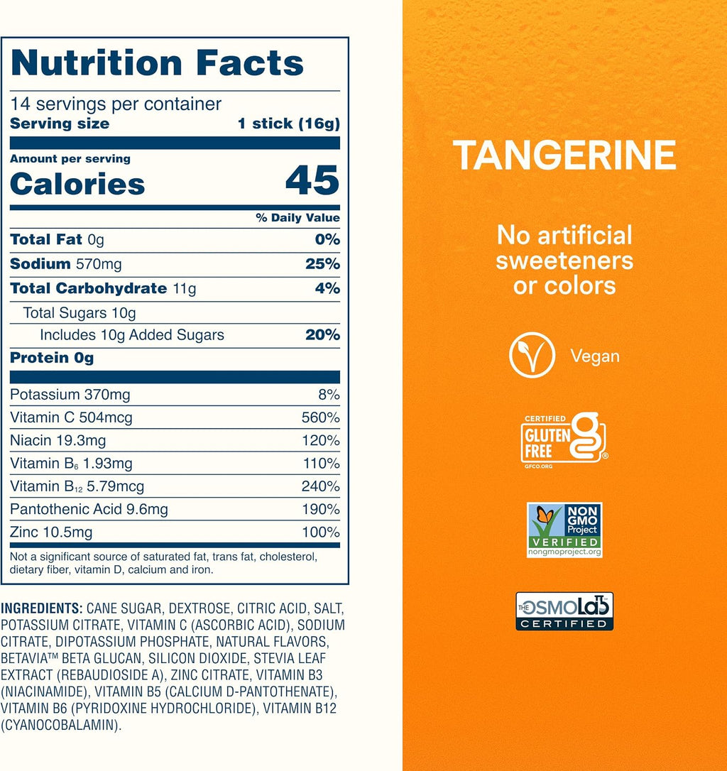 Liquid I.V. Hydration + Immune Electrolytes, Tangerine, 14 Count